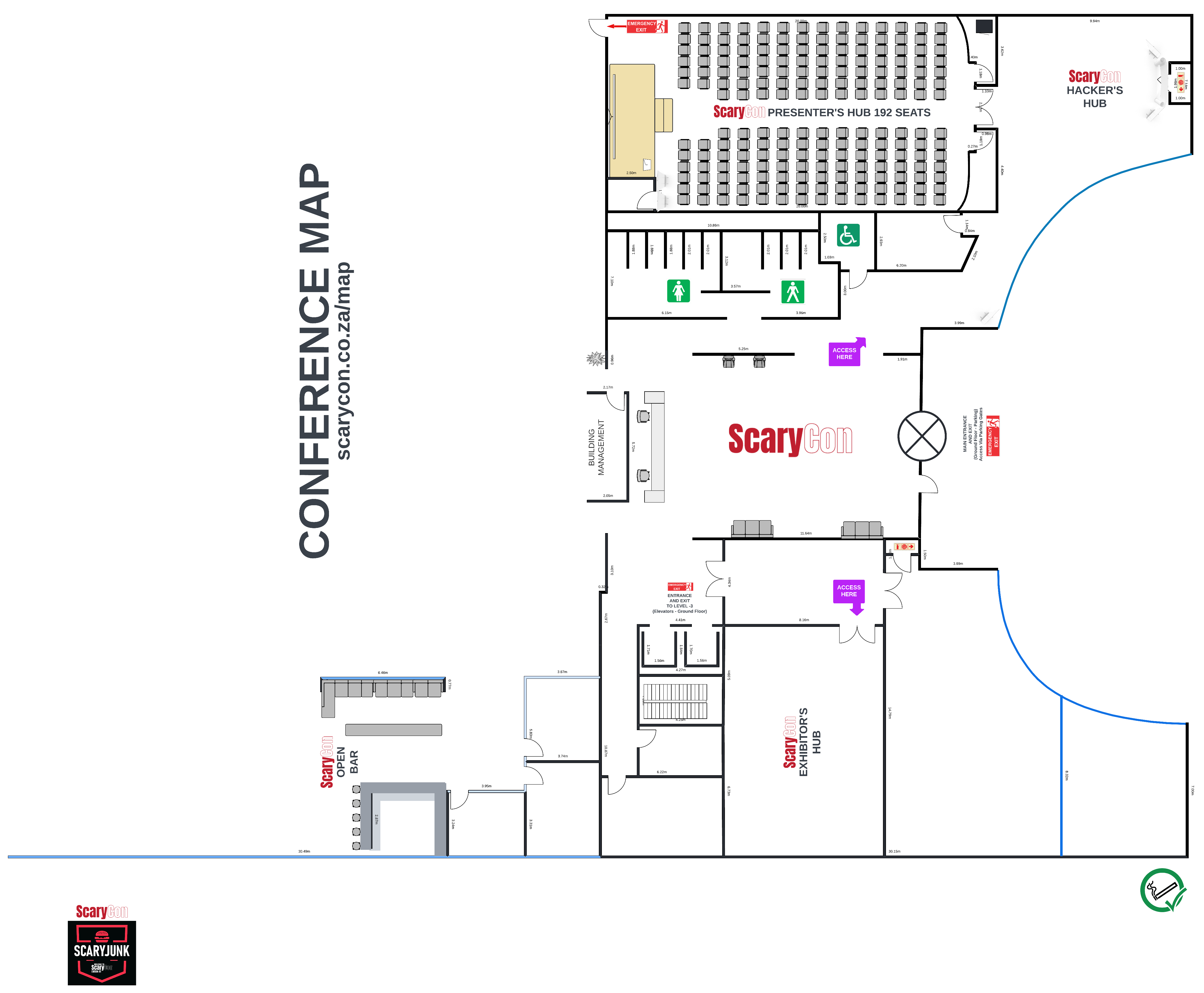 ScaryCon 2023 Venue Map